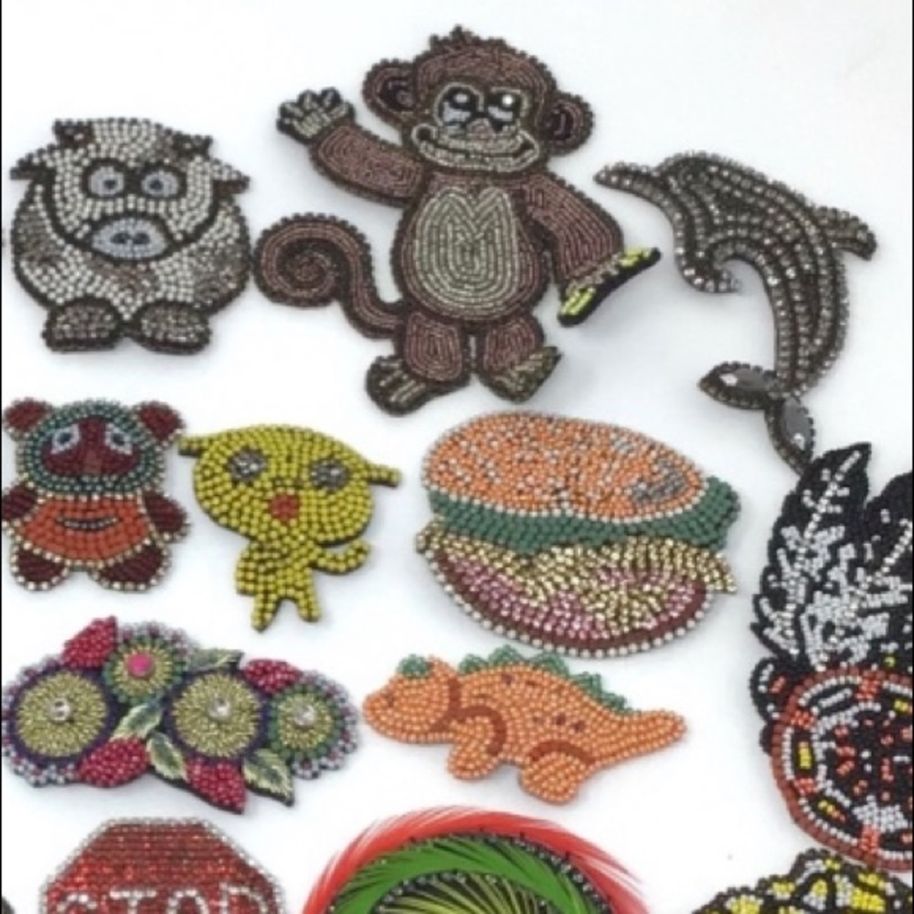 ❗️HAIR CLIPS AMAZING BEADED  BOHO CHIC